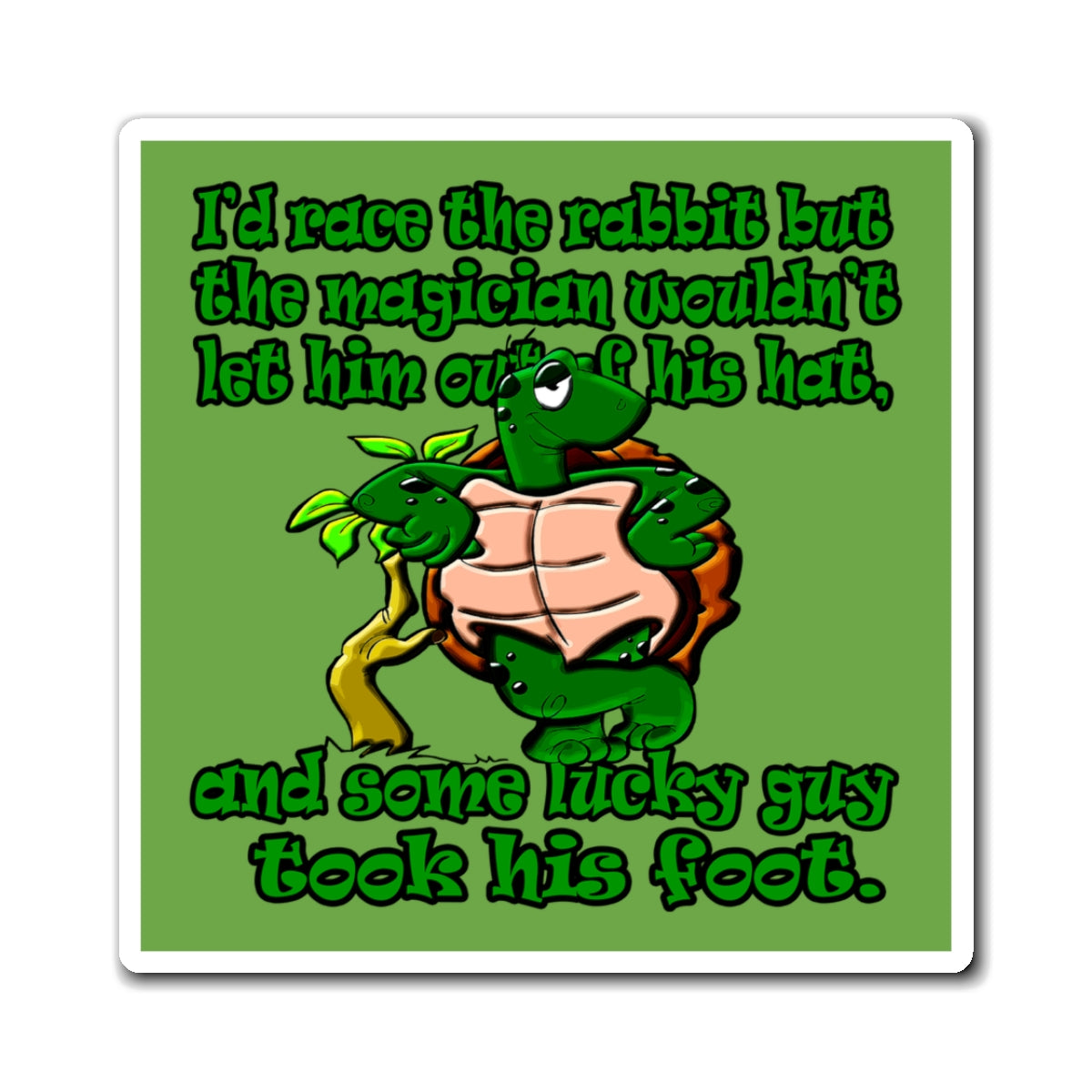 turtle race - Magnets - (green)