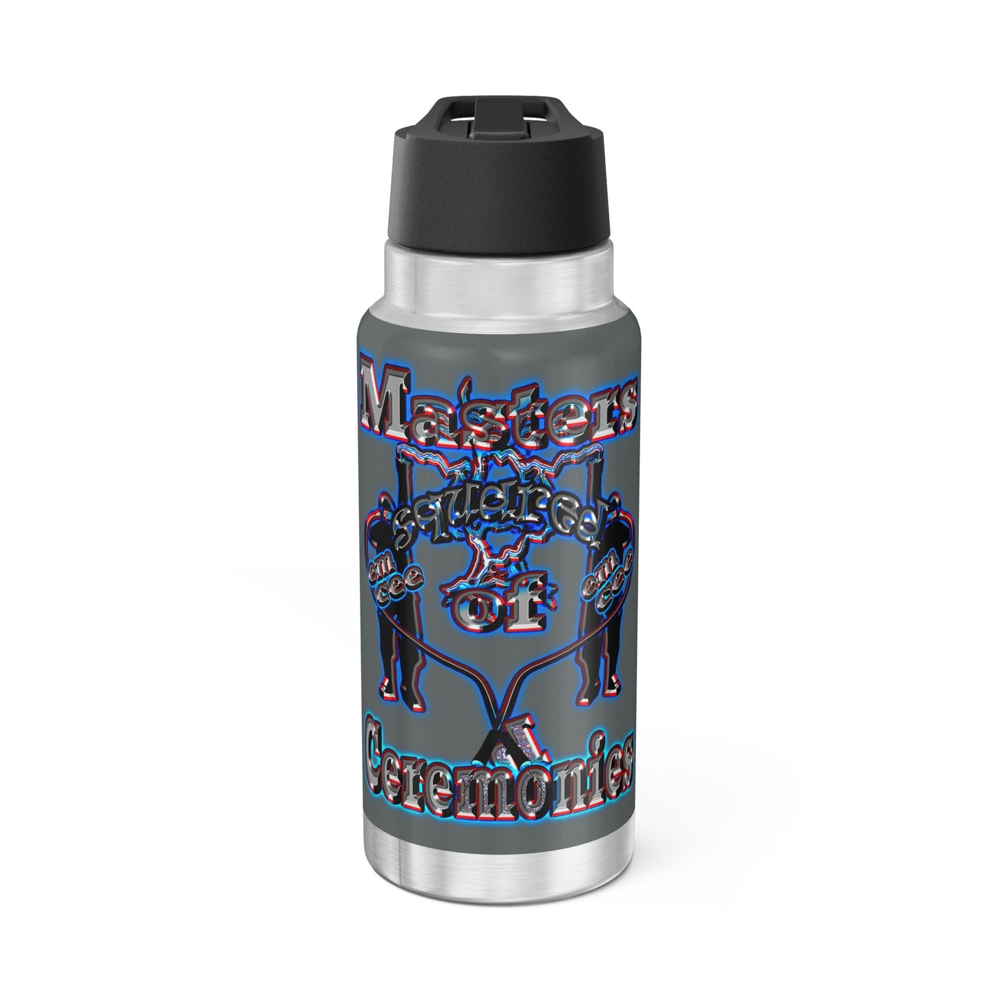 em cee squared - Gator Tumbler, 32oz (dark grey)