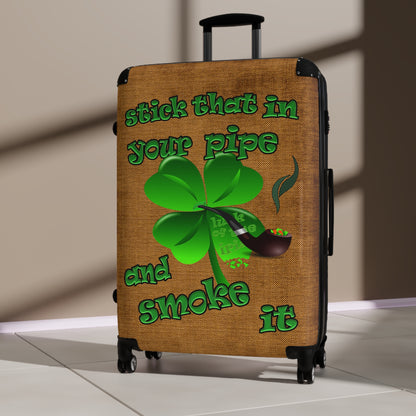 stick that in your pipe and smoke it - Suitcase (brown papyrus)