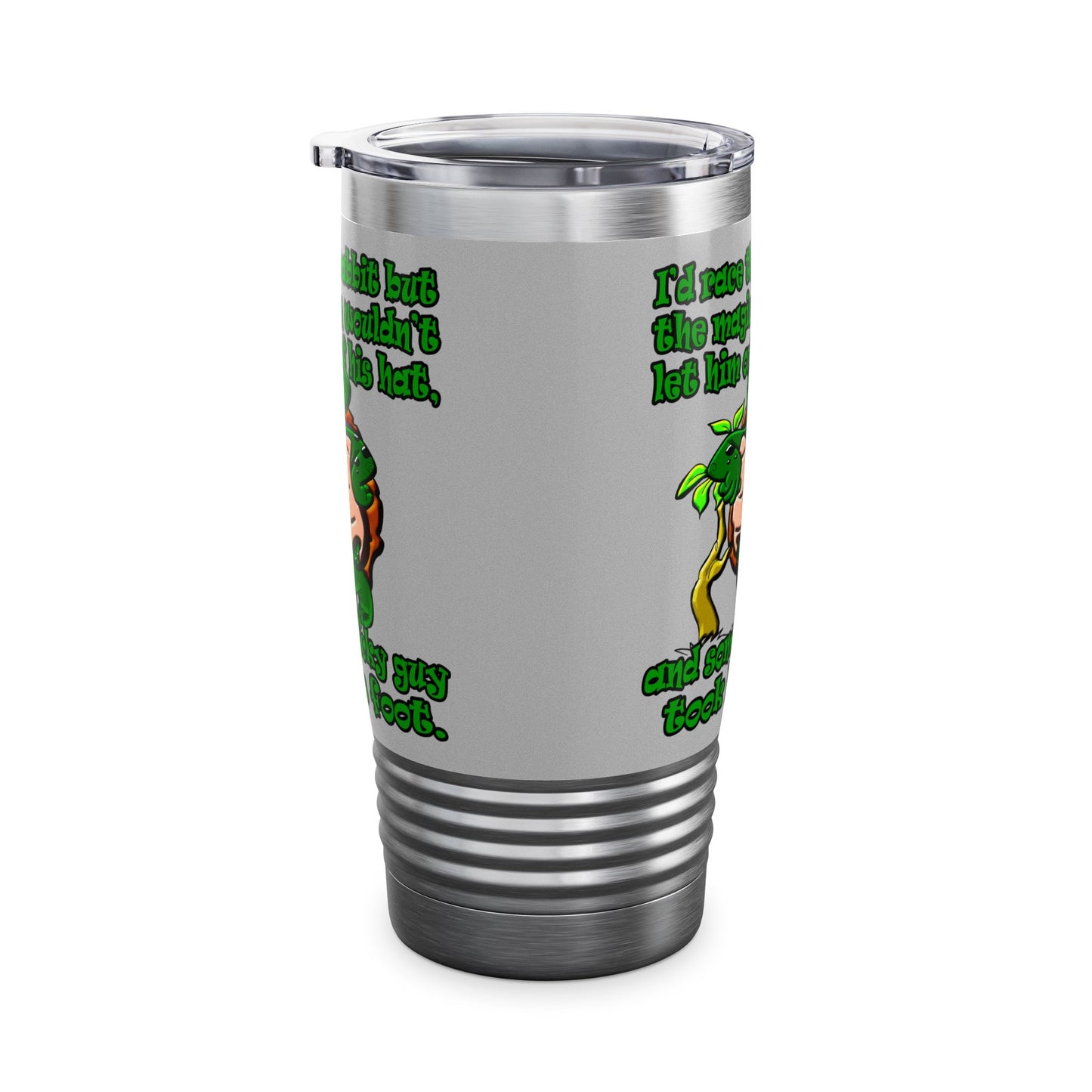 turtle race - Ringneck Tumbler, 20oz (light grey)