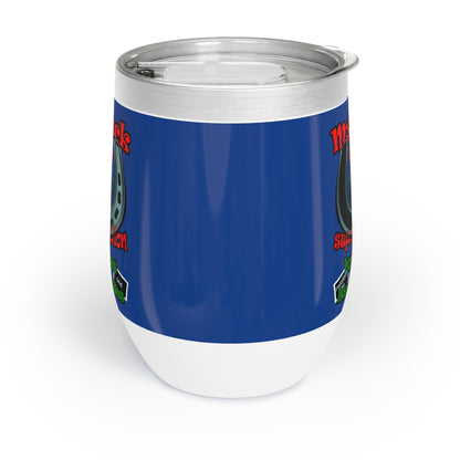 my luck - Chill Wine Tumbler (dark blue)