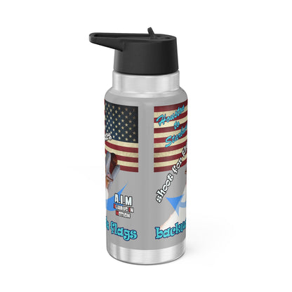 shoot for the stars - Gator Tumbler, 32oz (light grey)