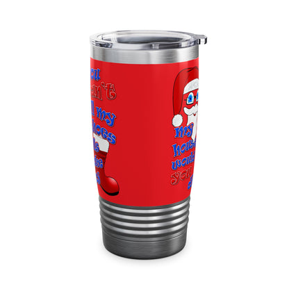 santa's shoes - Ringneck Tumbler, 20oz (red)