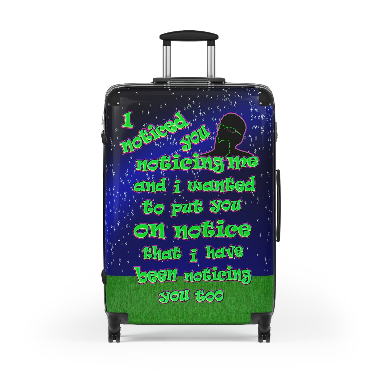 noticed you noticing - Suitcase ('snoops' background)