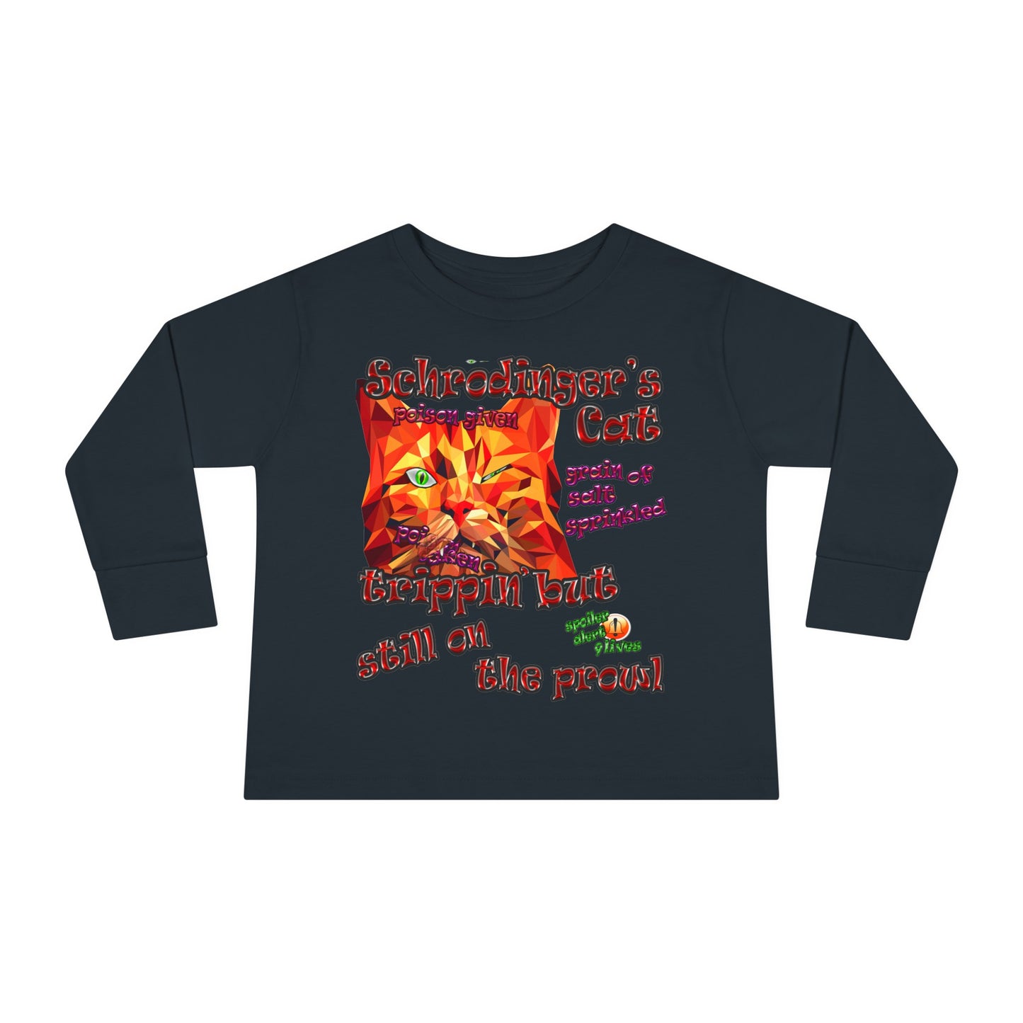 schrodinger's cat - Toddler Long Sleeve Tee