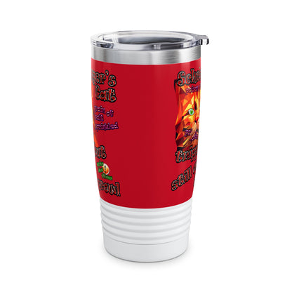 schrodinger's cat - Ringneck Tumbler, 20oz (dark red)