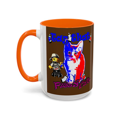 tag that - Accent Mug (brown)
