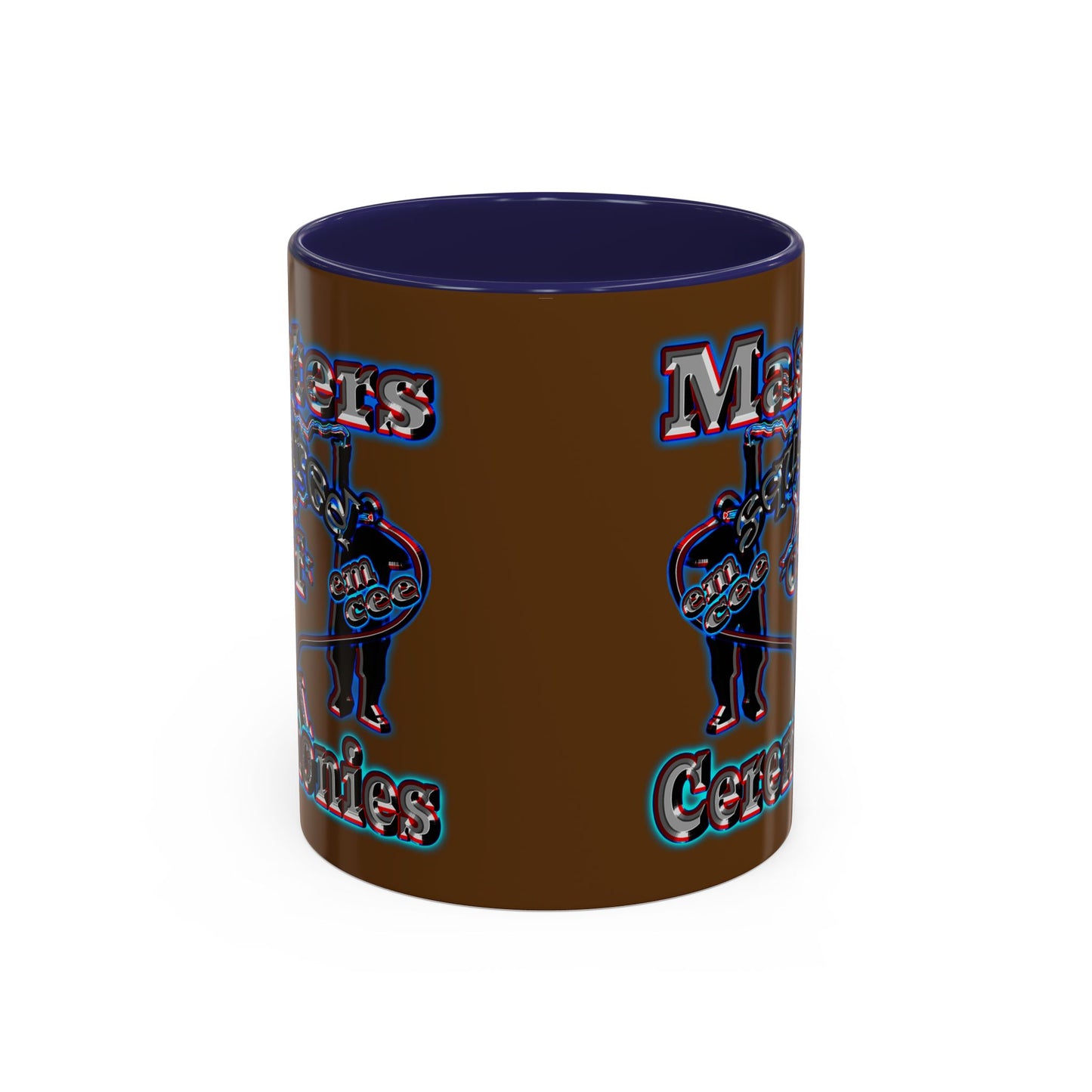 em cee squared - Accent Mug (brown)