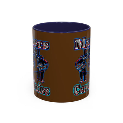 em cee squared - Accent Mug (brown)