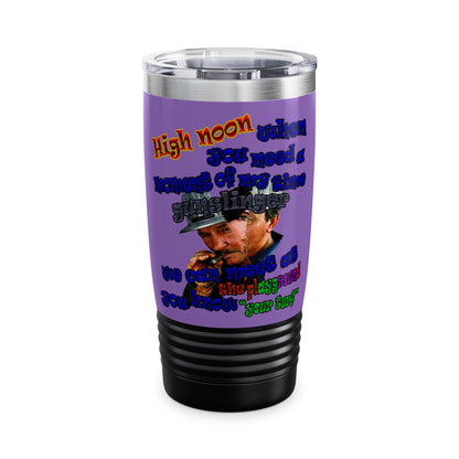 high noon - Ringneck Tumbler, 20oz (light purple)