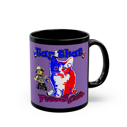 tag that - Black Mug (light purple)