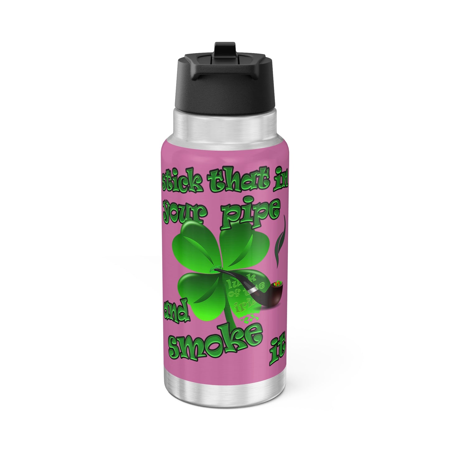 celtics logo - Gator Tumbler, 32oz (light pink)