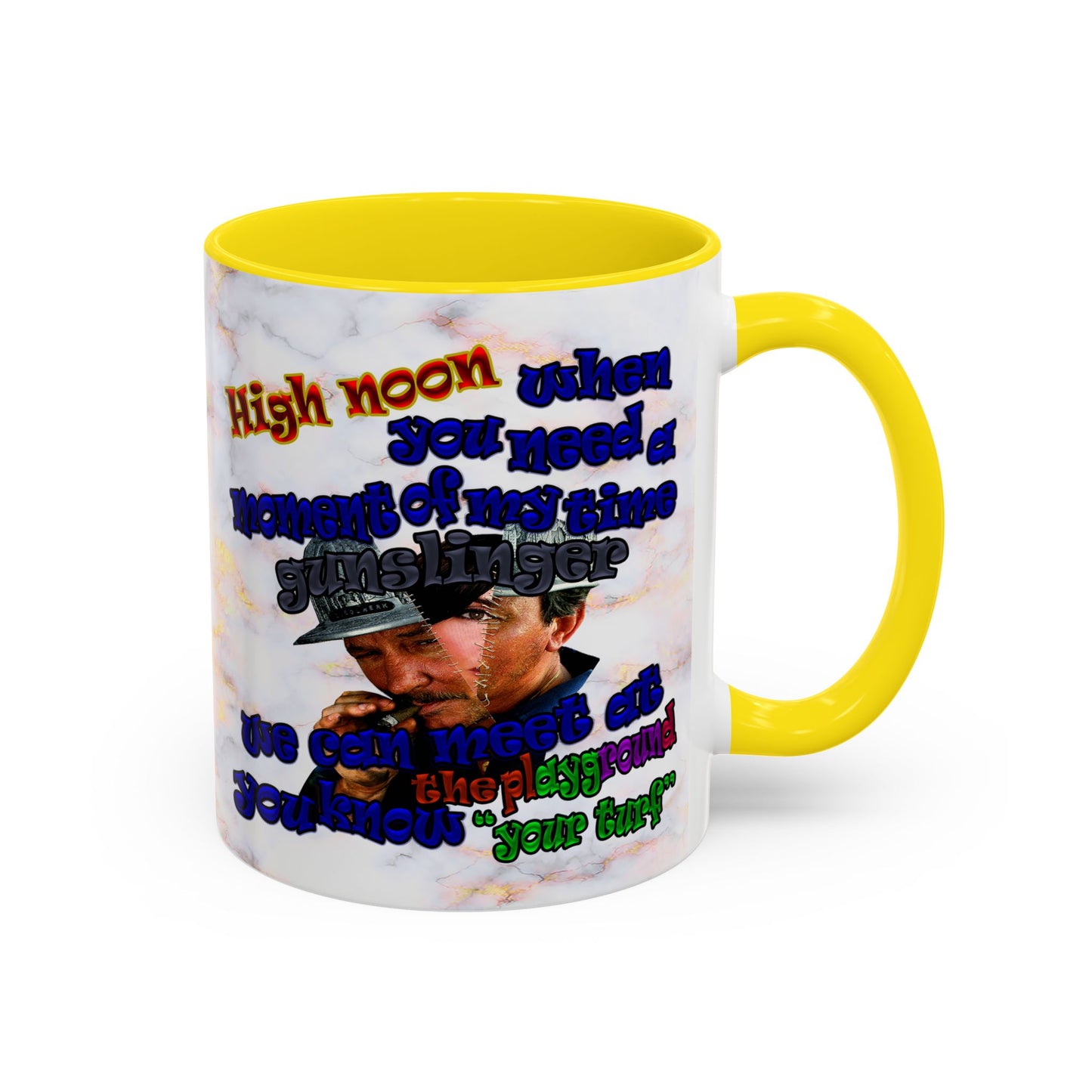 high noon - Accent Mug (white marble)
