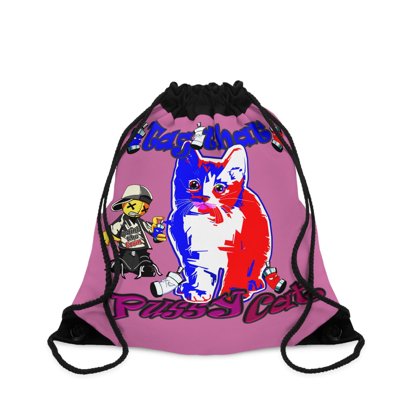 tag that - Drawstring Bag (light pink)