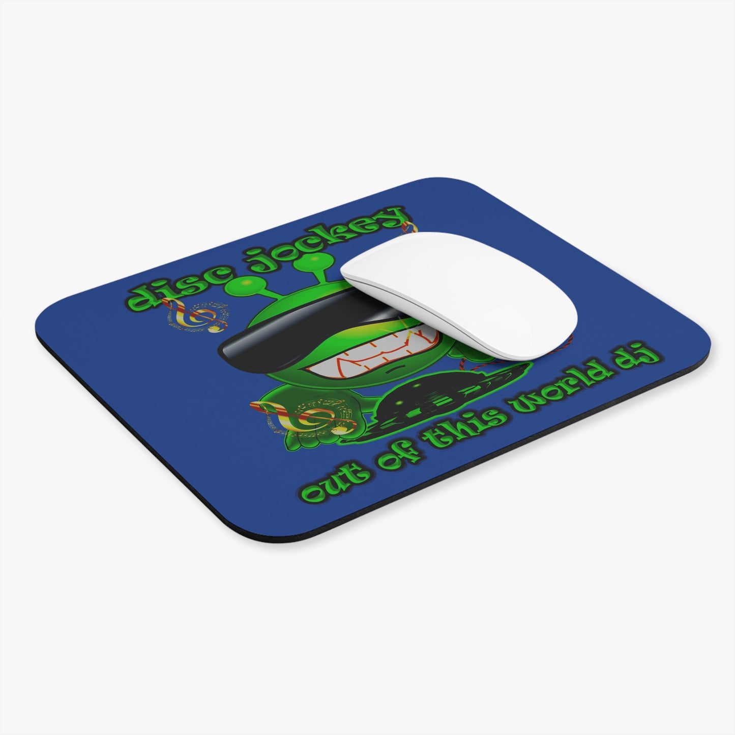 disc jockey - Mouse Pad (Rectangle) (dark blue)