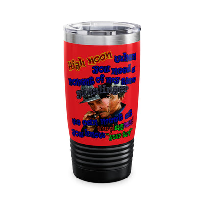 high noon - Ringneck Tumbler, 20oz (red)