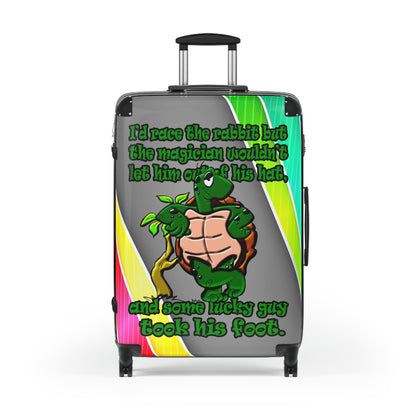 turtle race - Suitcase (rainbow split)