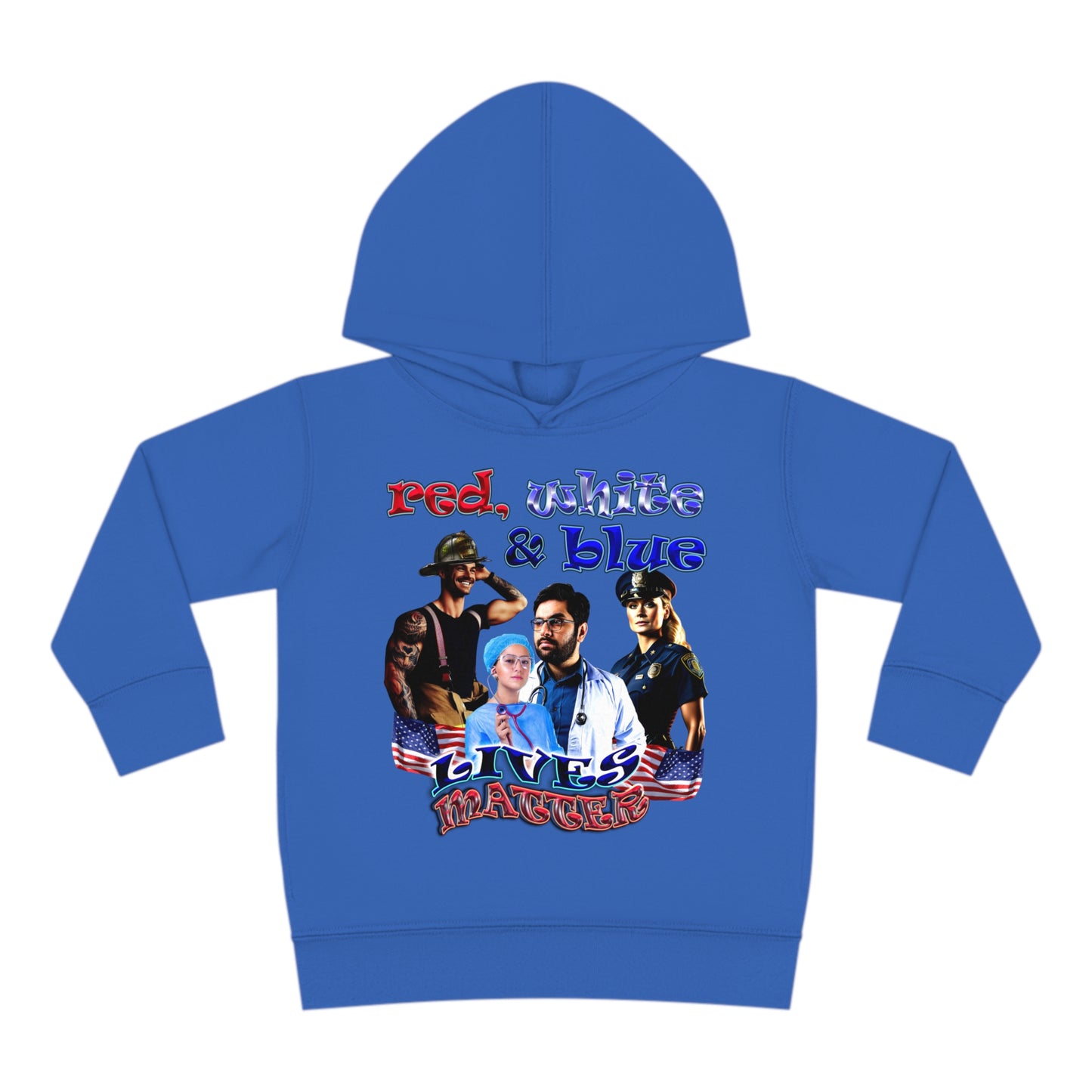 rw&b lives matter - Toddler Pullover Fleece Hoodie