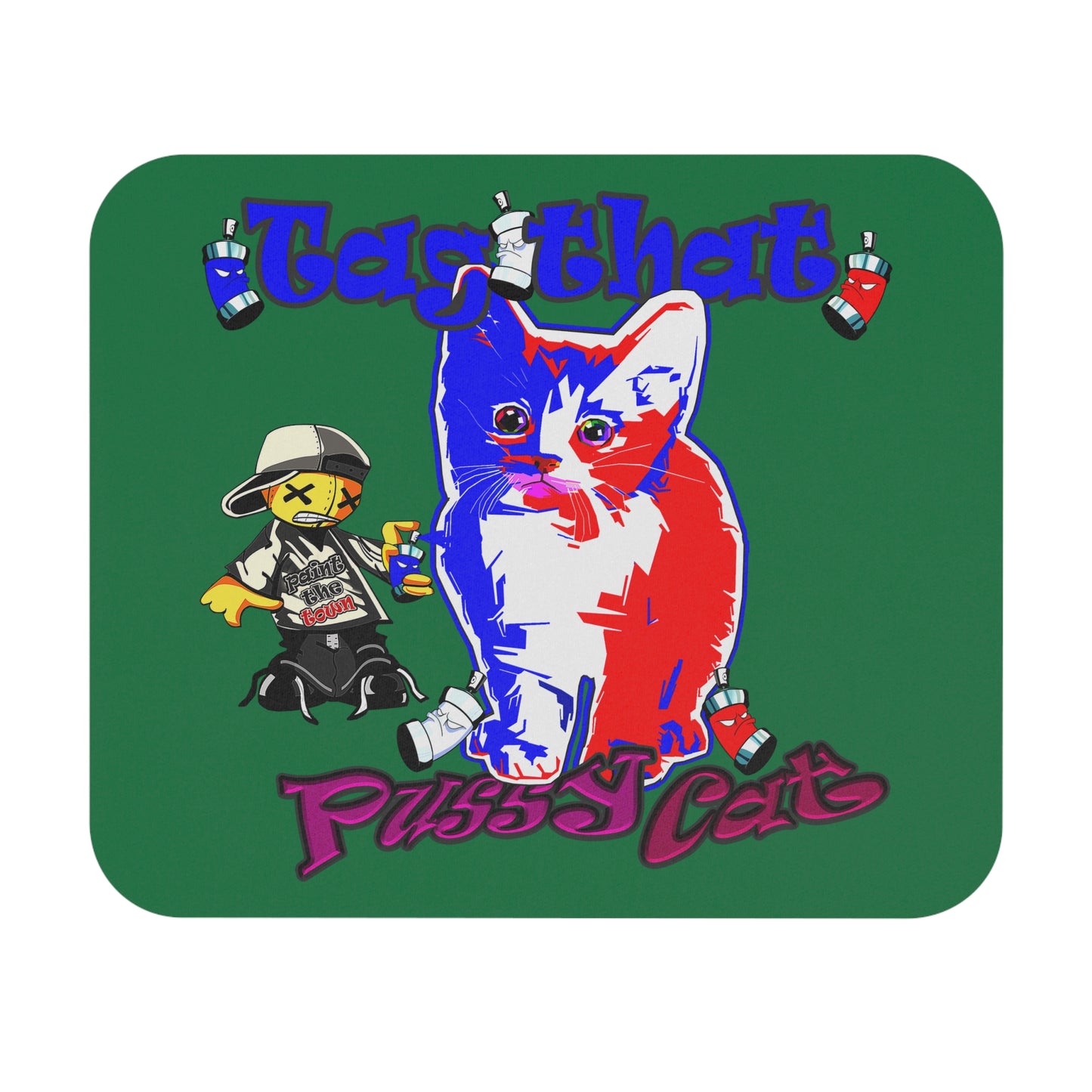 tag that - Mouse Pad (Rectangle) (dark green)