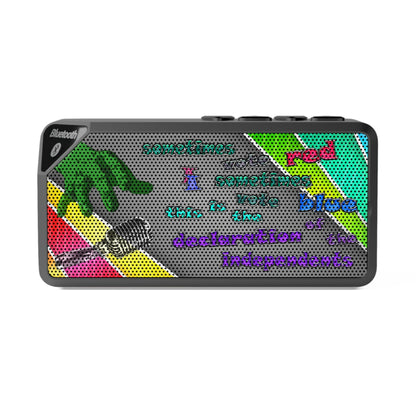 declaration of the independents - Jabba Bluetooth Speaker (rainbow split)