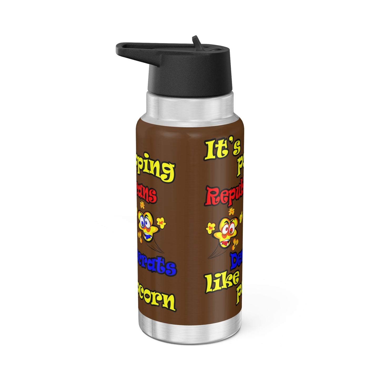 popping like popcorn - Gator Tumbler, 32oz (brown)