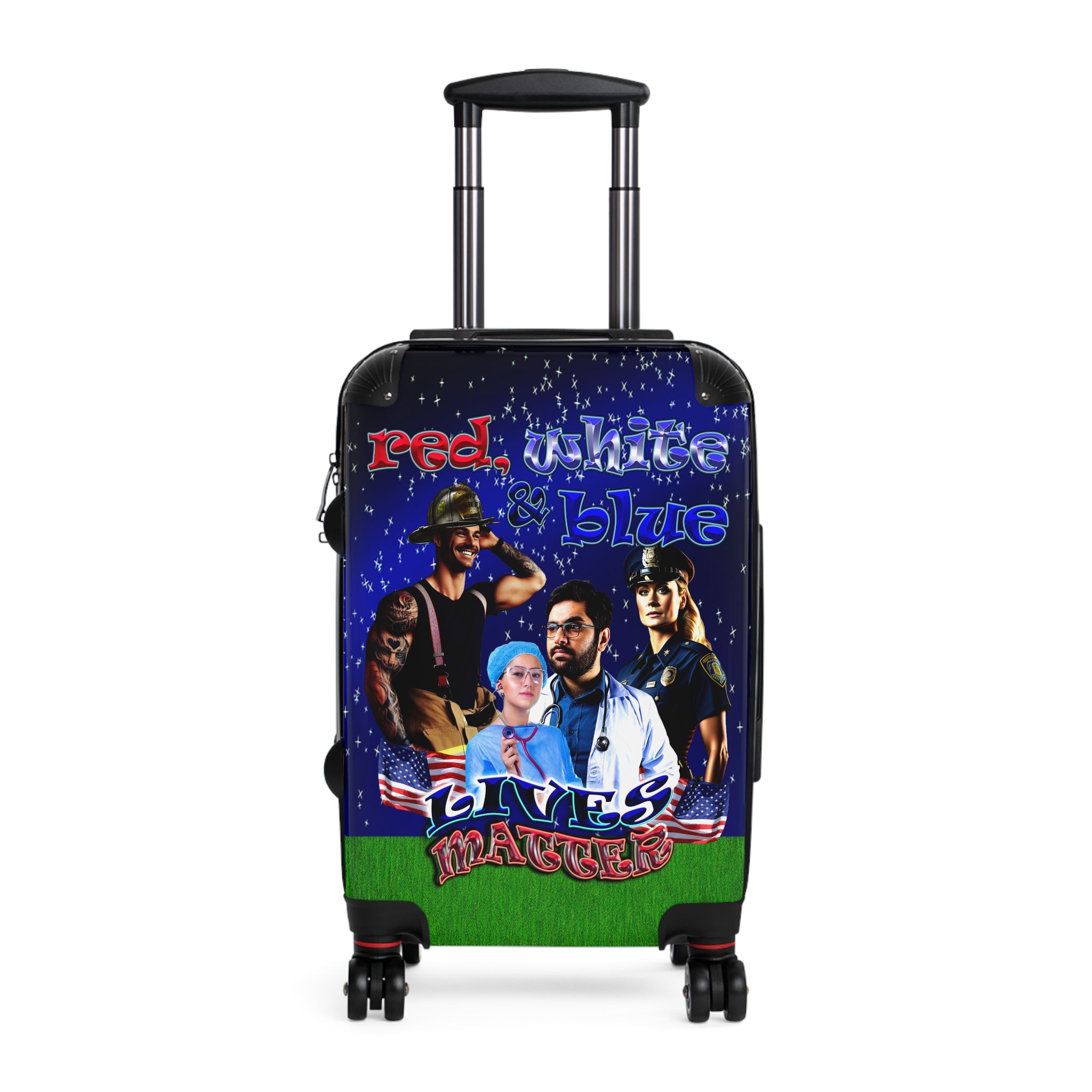 rw&b lives matter - Suitcase ('snoops' background)