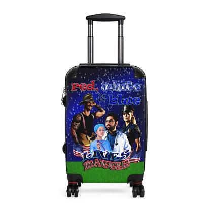 rw&b lives matter - Suitcase ('snoops' background)