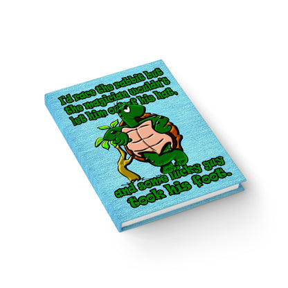 turtle race - journal-blank (faded blue)