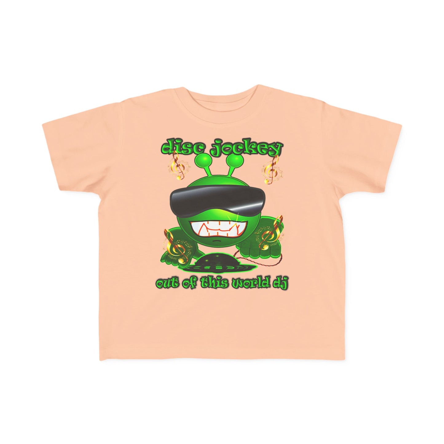 disc jockey - Toddler's Fine Jersey Tee