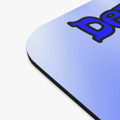 donkeys and elephants - Mouse Pad (Rectangle) (blue-white wave)