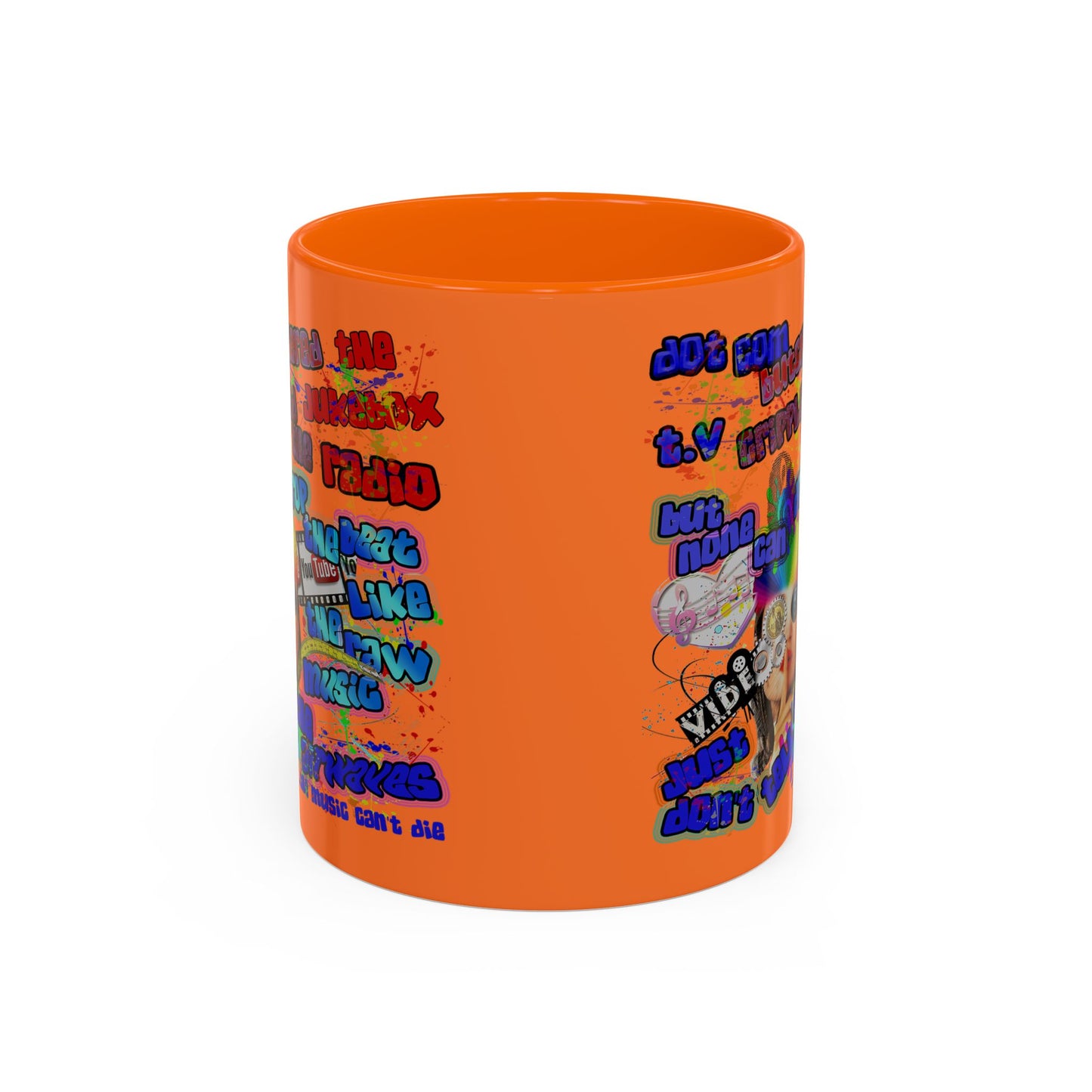 drop the beat - Accent Mug (crusta)