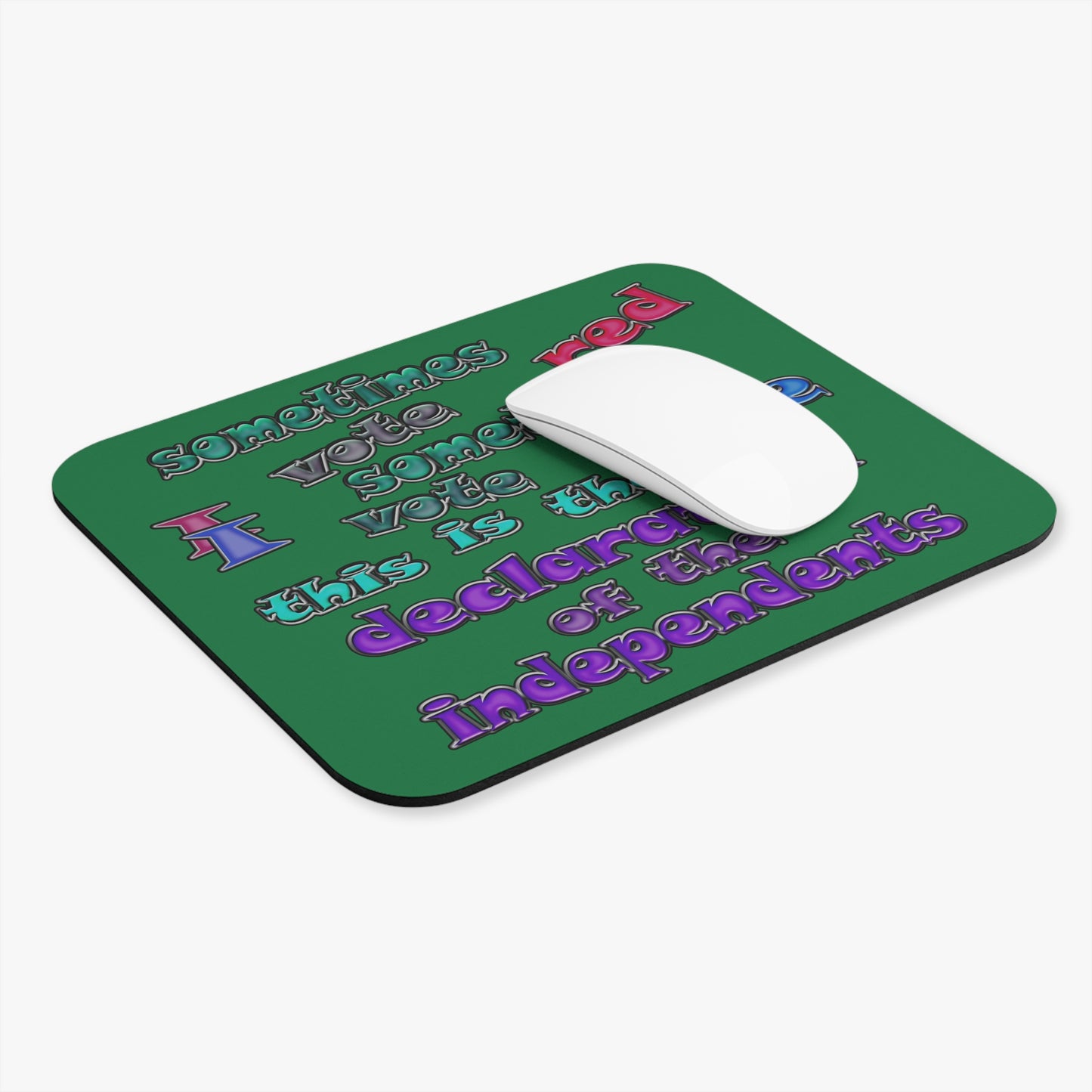 declaration of the independents - Mouse Pad (Rectangle) (dark green)
