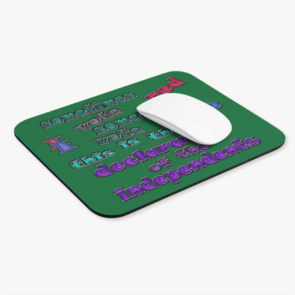 declaration of the independents - Mouse Pad (Rectangle) (dark green)