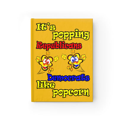 popping like popcorn - journal-blank (yellow)
