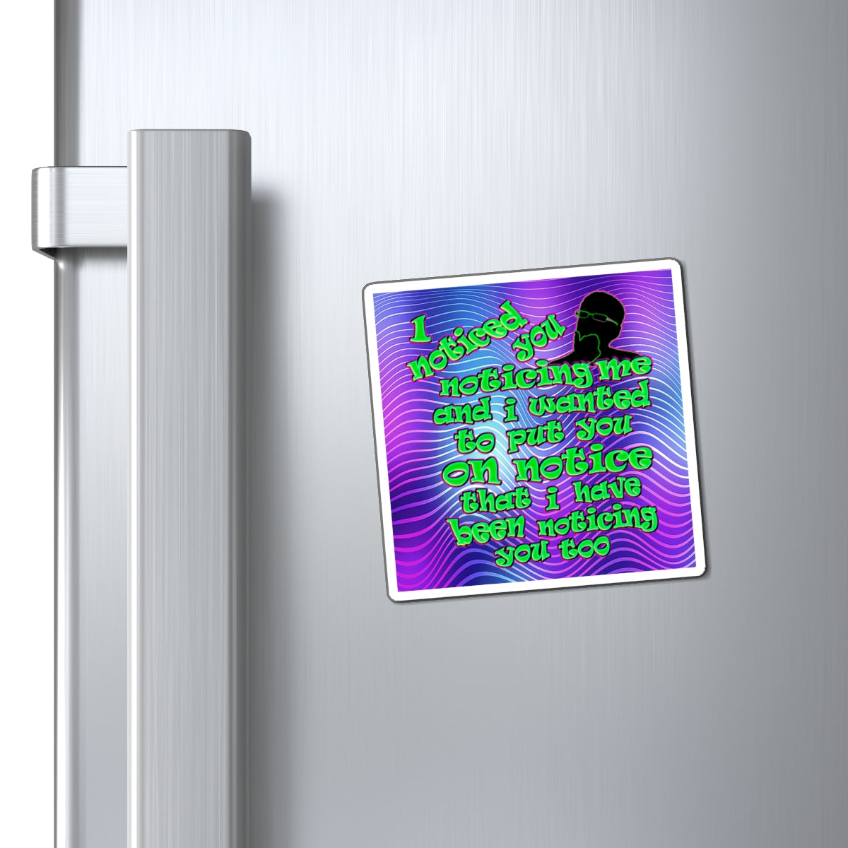 noticed you noticing - Magnets - (purple wave)