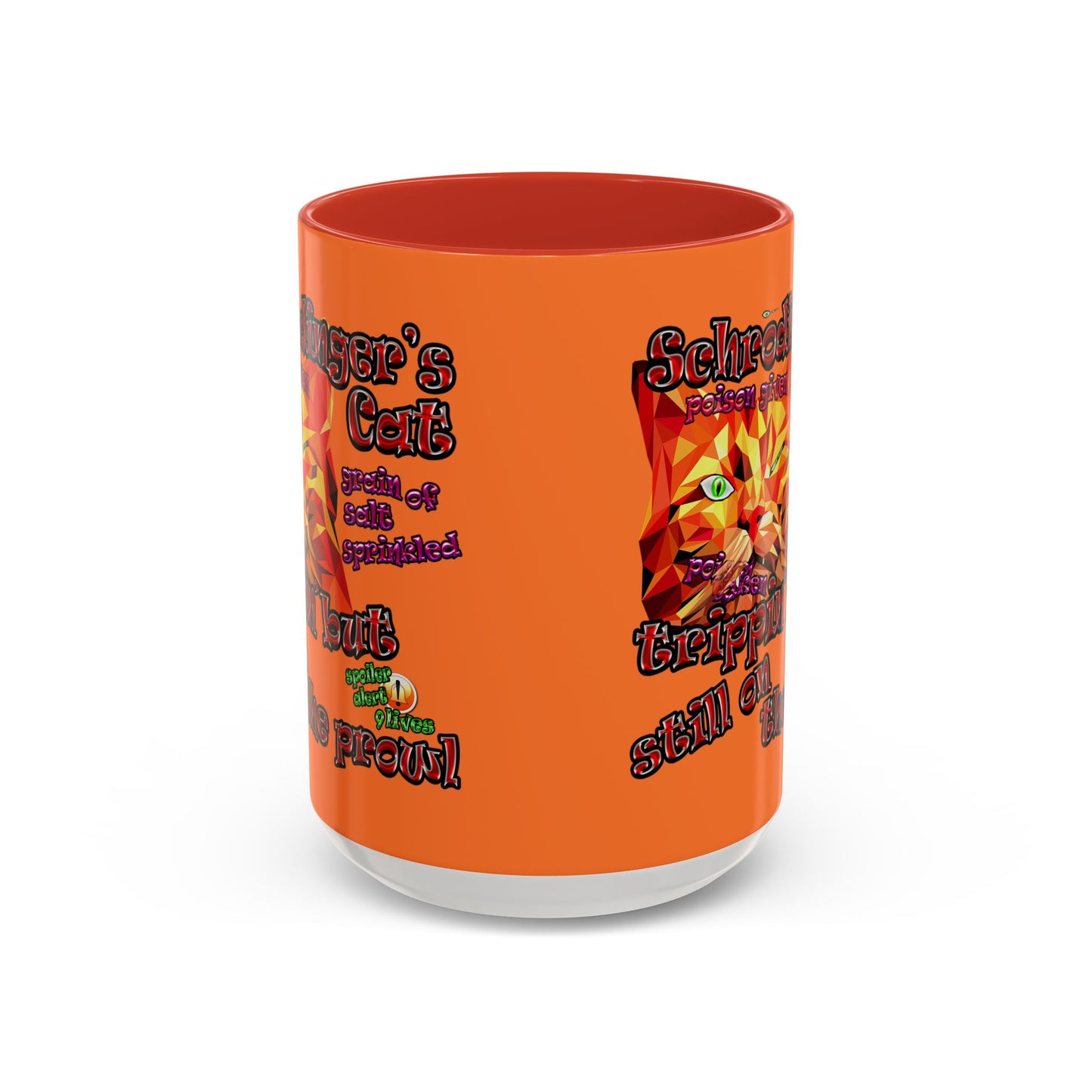 schrodinger's cat - Accent Mug (crusta)