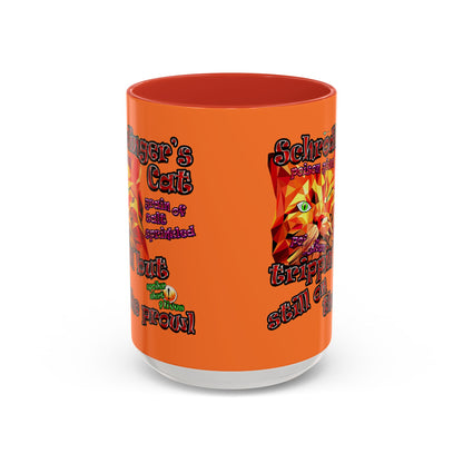 schrodinger's cat - Accent Mug (crusta)