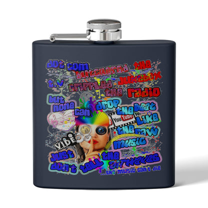 drop the beat - Stainless Steel Flask