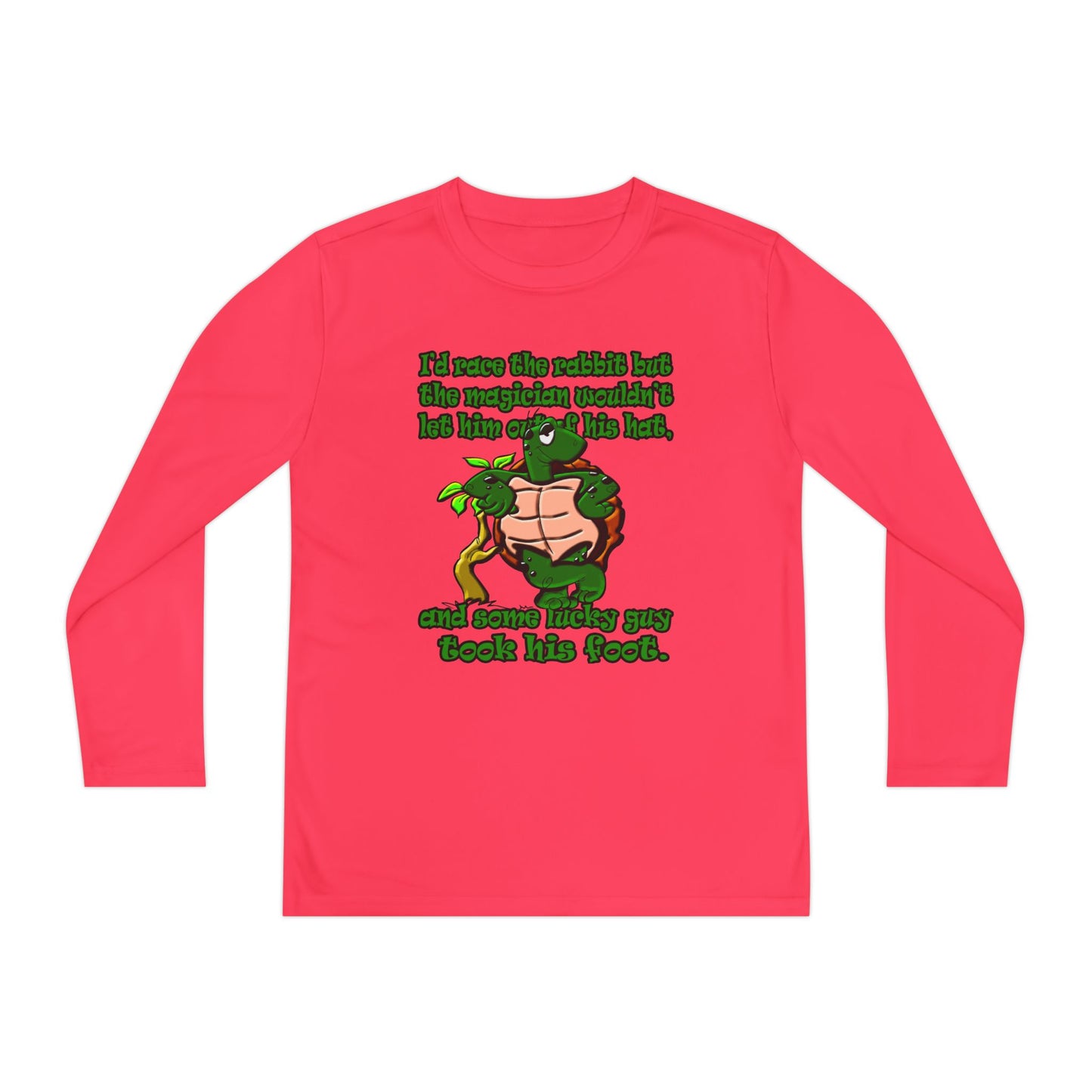 turtle race - Youth Long Sleeve Competitor Tee