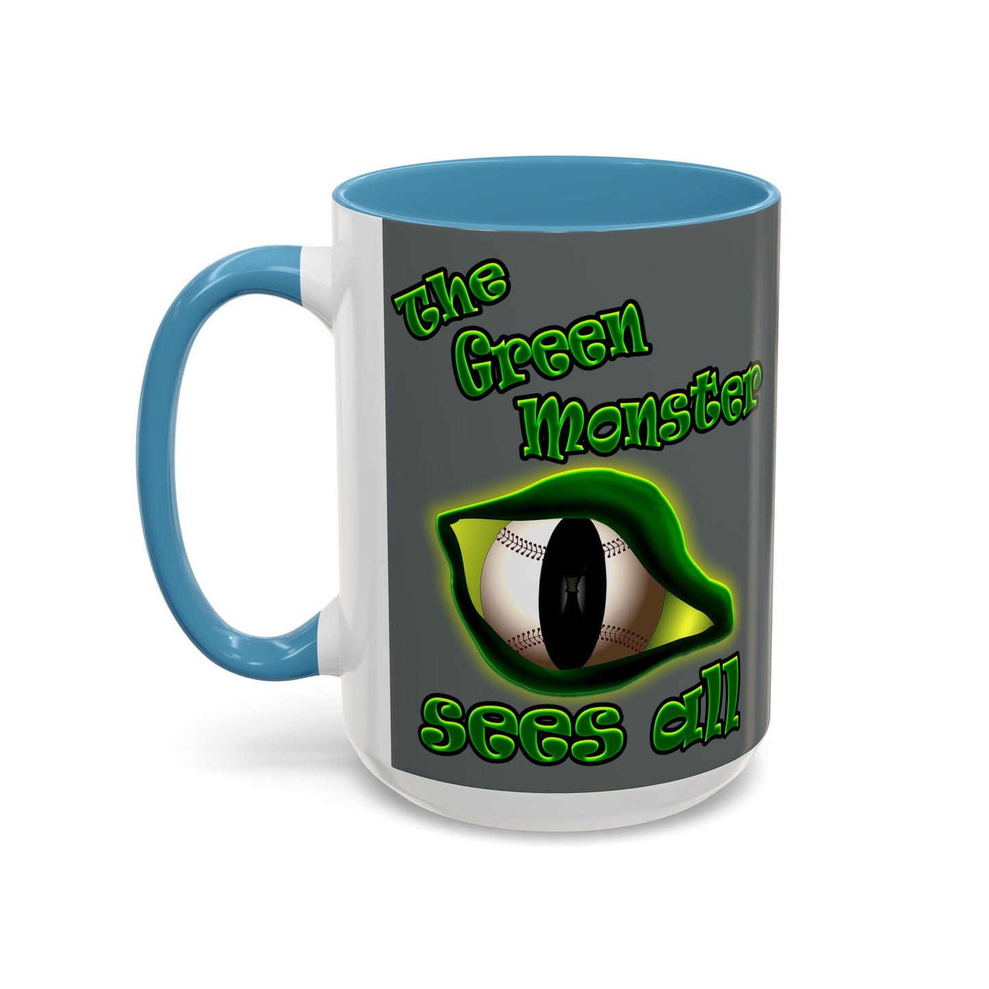 green monster - Accent Mug (dark grey)