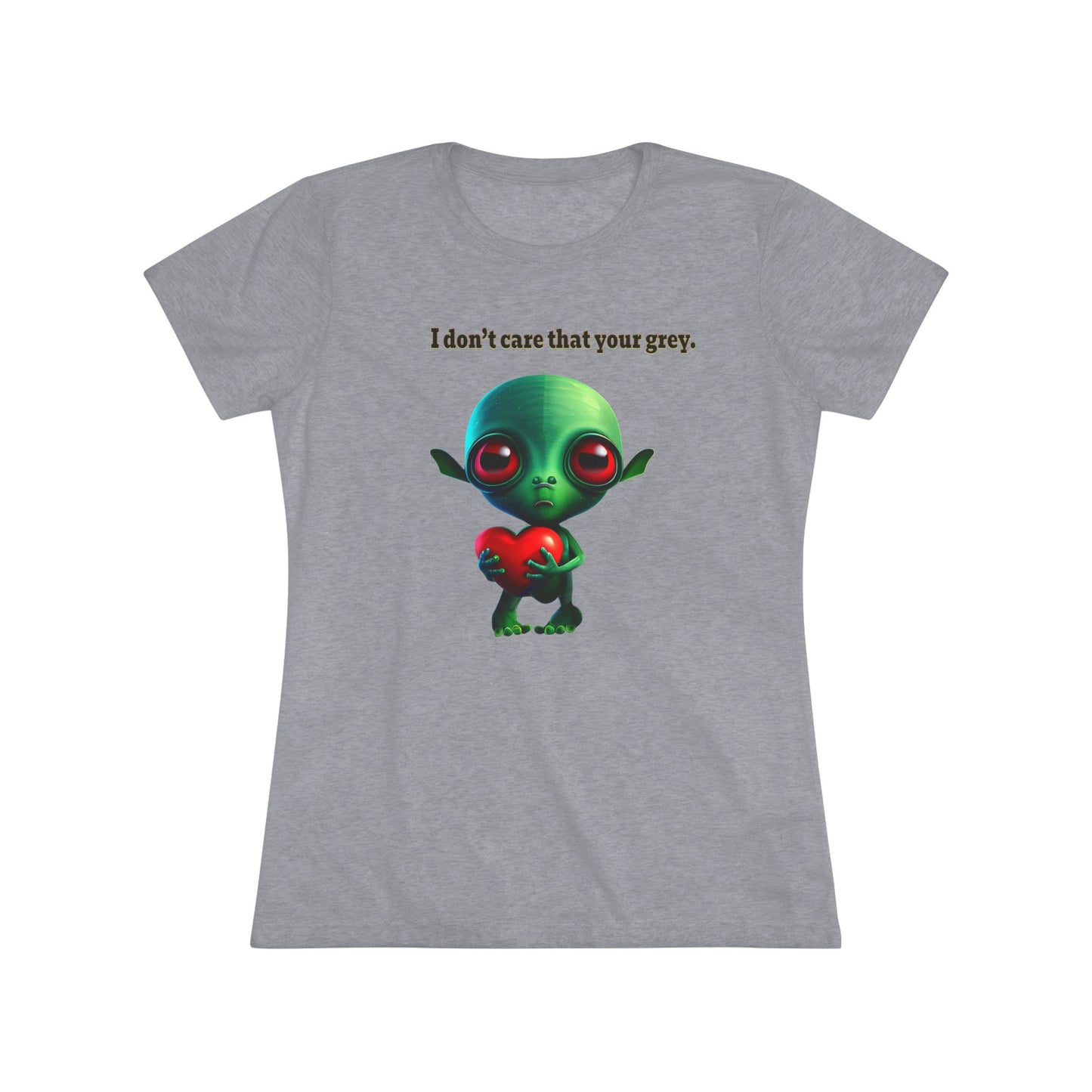 I don't care that your grey - Women's Triblend Tee