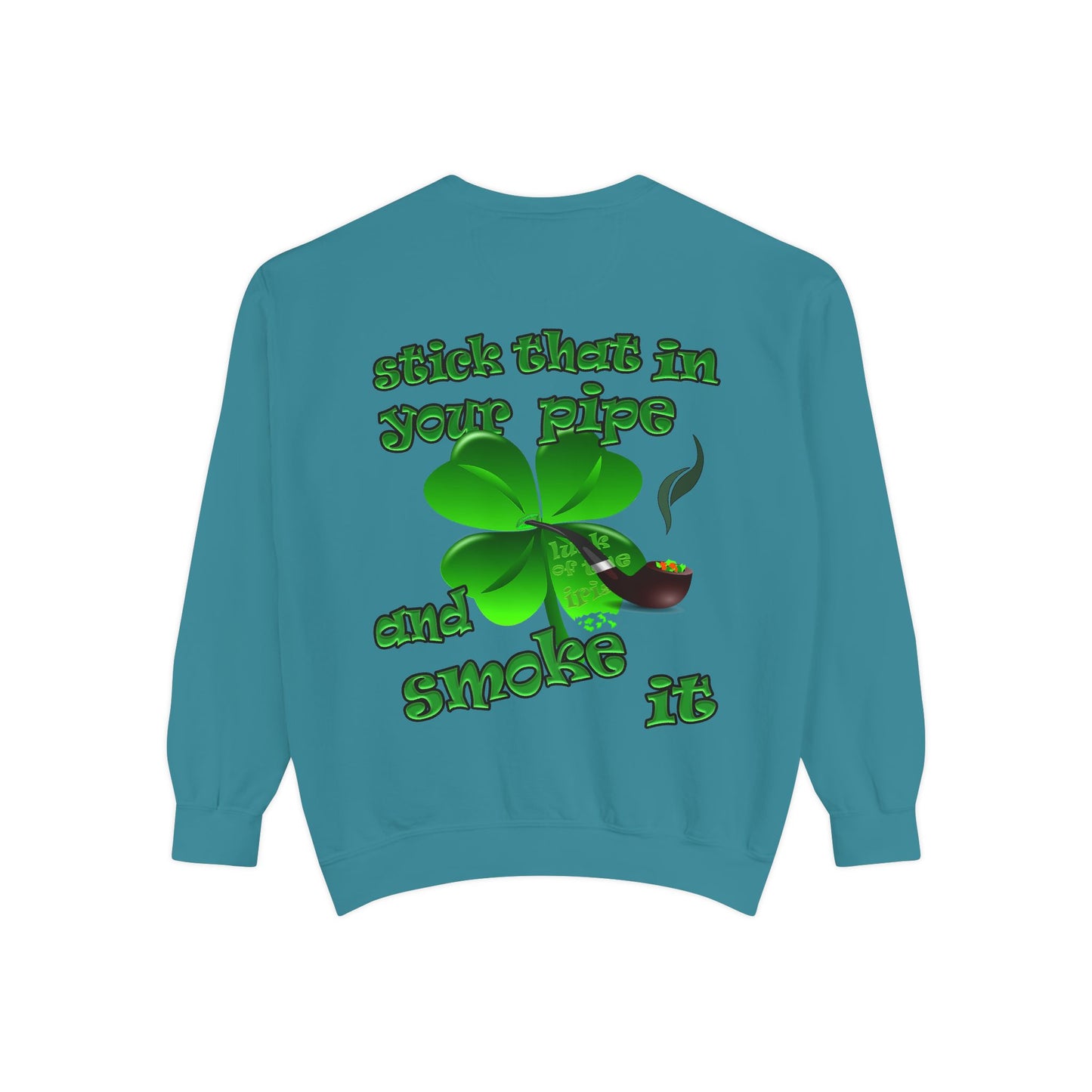 celtics logo - Unisex Garment-Dyed Sweatshirt