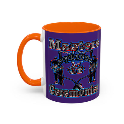 em cee squared - Accent Mug (purple)