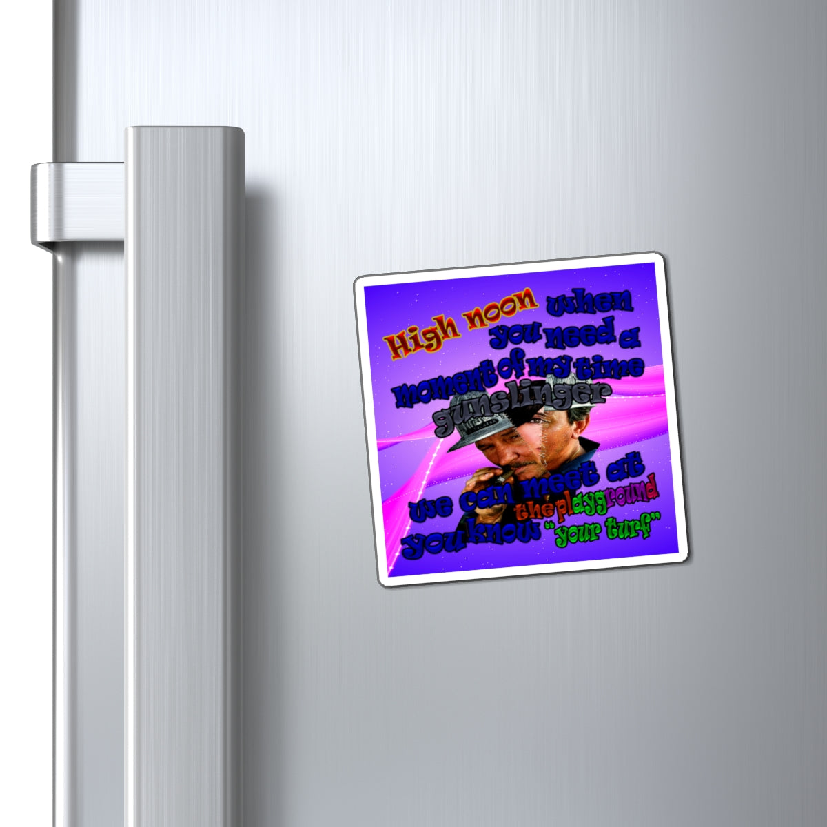 high noon - Magnets - (purple-pink wave)