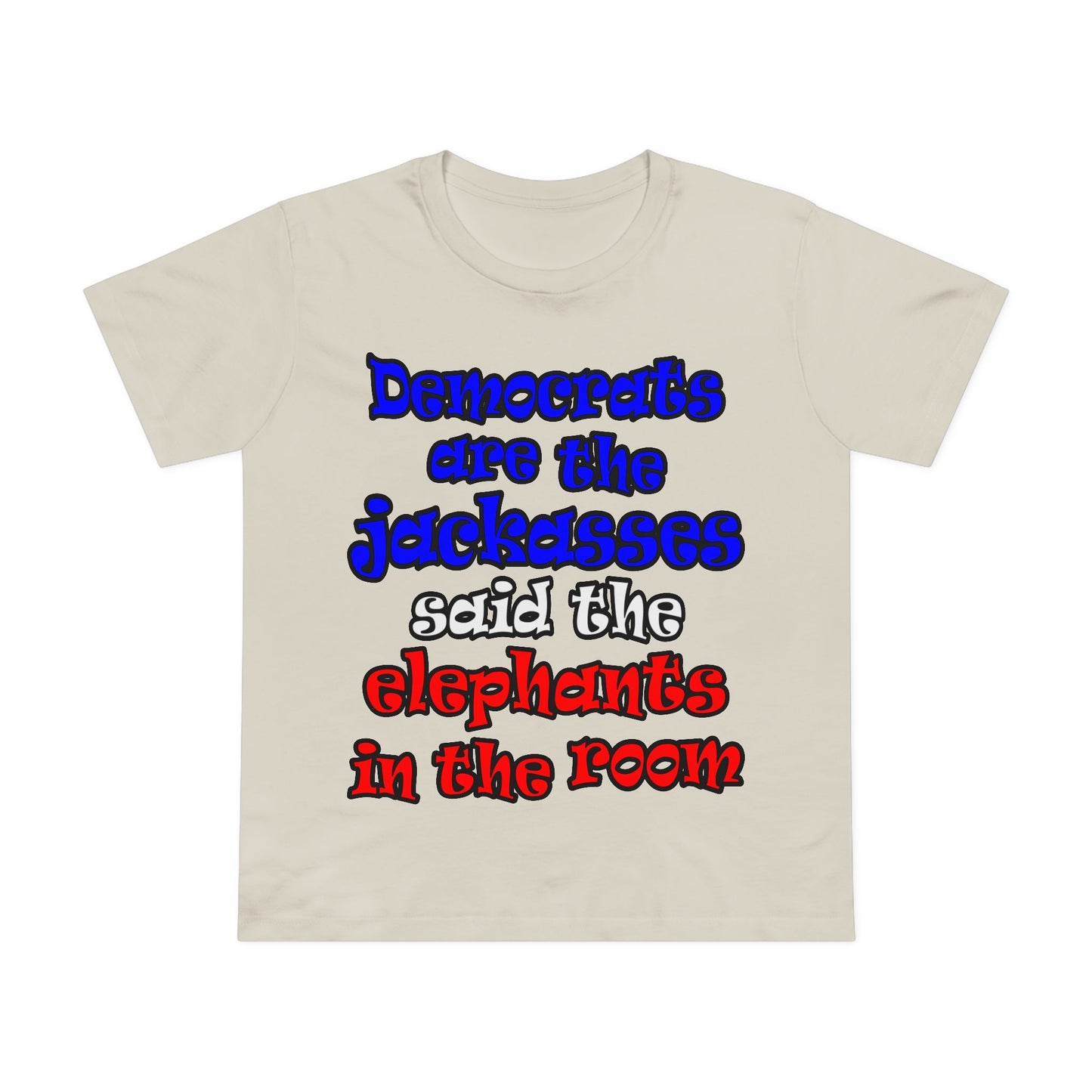 donkeys and elephants - Women’s Maple Tee