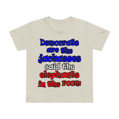 donkeys and elephants - Women’s Maple Tee