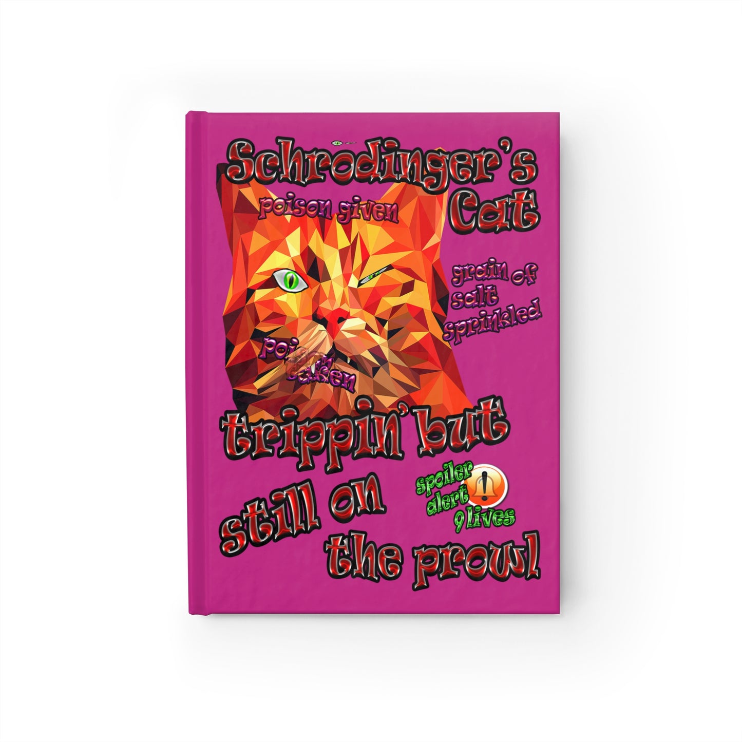 schrodinger's cat - journal-blank (pink)