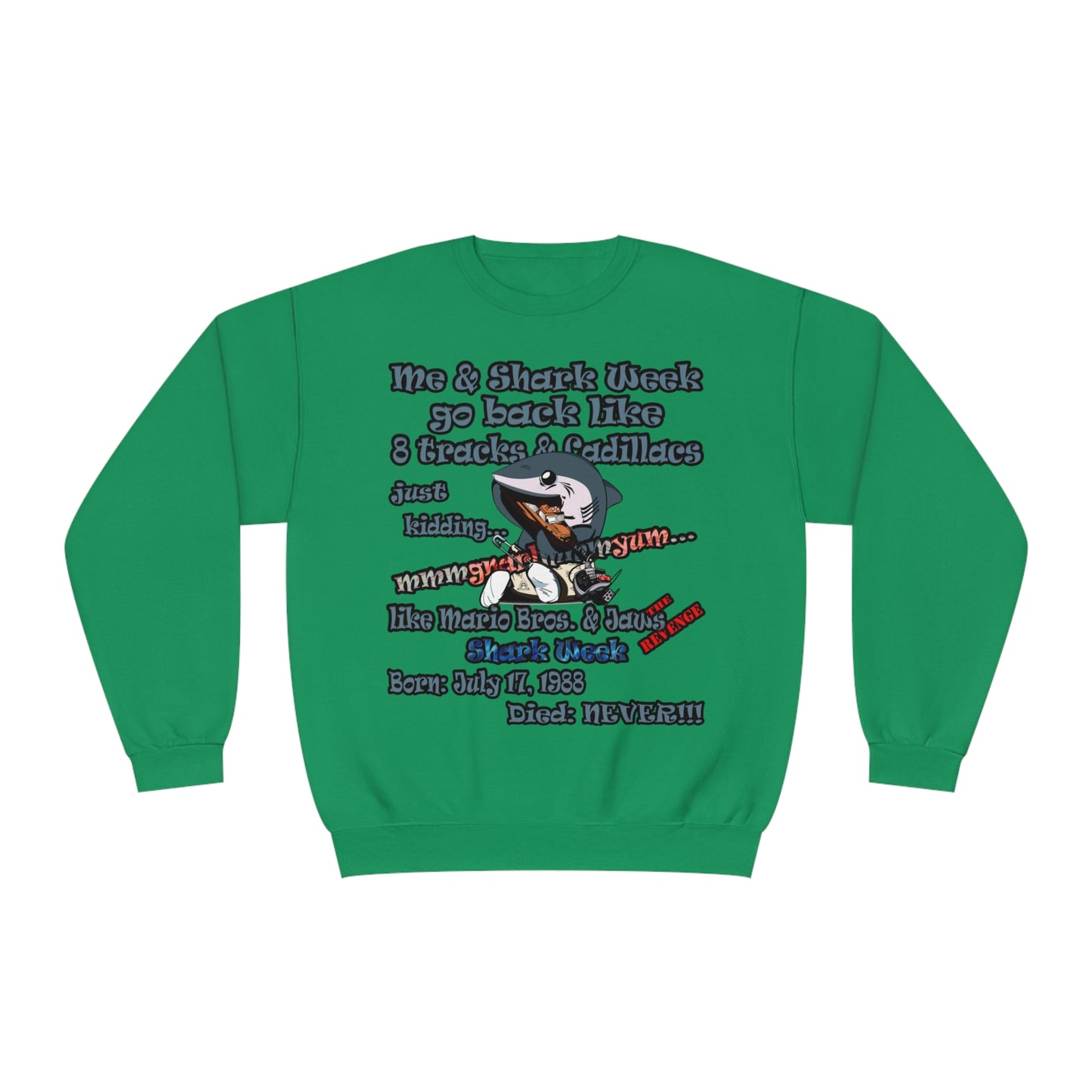 shark week - Unisex NuBlend® Crewneck Sweatshirt