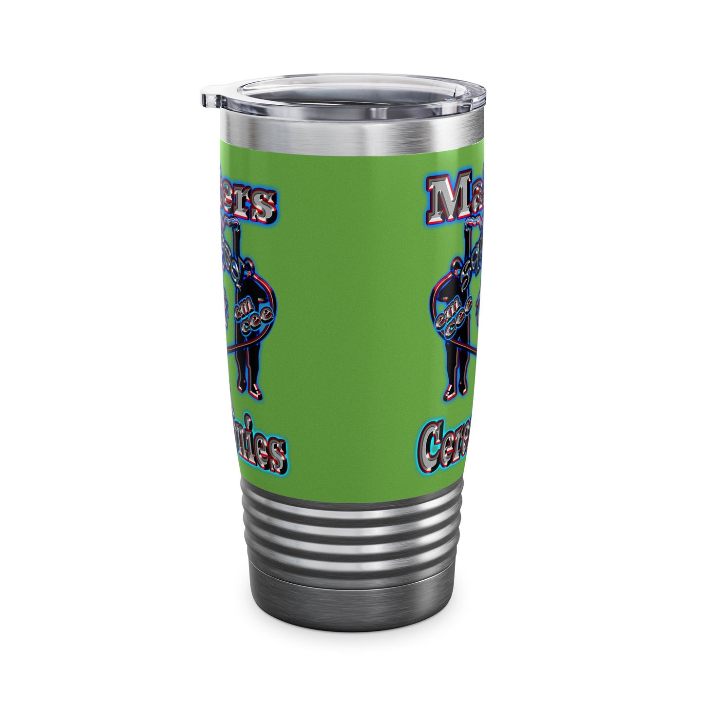 em cee squared - Ringneck Tumbler, 20oz (green)