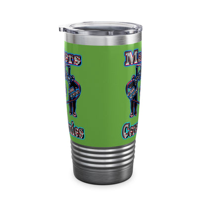 em cee squared - Ringneck Tumbler, 20oz (green)